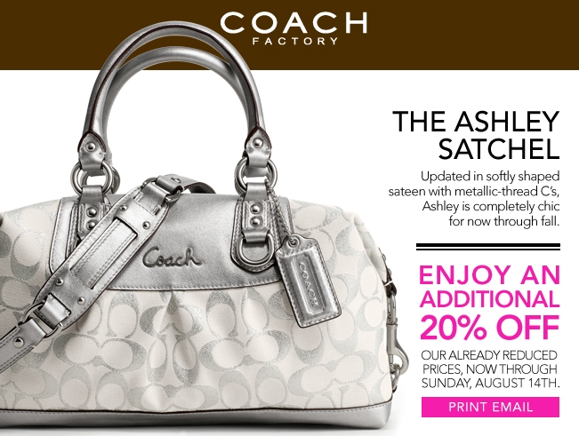Coach Outlet Coupon (expires 8/14) - My Frugal Adventures