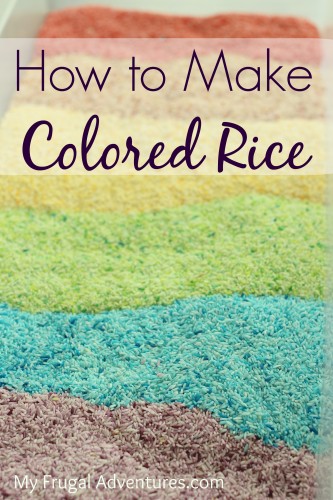 How to make colored rice