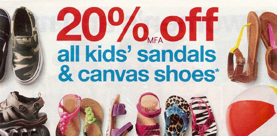 Target: Children's Shoe Sale + Coupon 