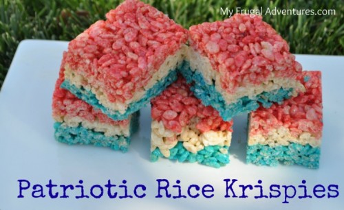Rice Krispies for Fourth of July