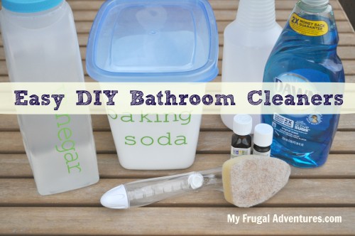 Homemade Bathroom Cleaners My Frugal, Homemade Bathtub Cleaner With Dawn And Vinegar