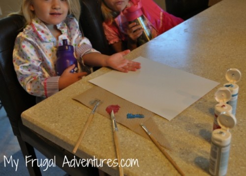 Children's Craft Ideas: Patriotic Handprint