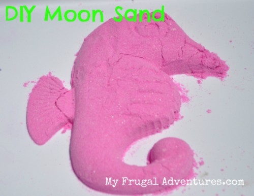 Children's Craft Idea: DIY Moon Sand