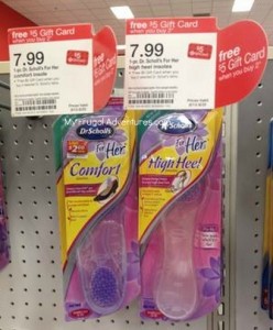 Target: Dr Scholl's Inserts $.99 - My 