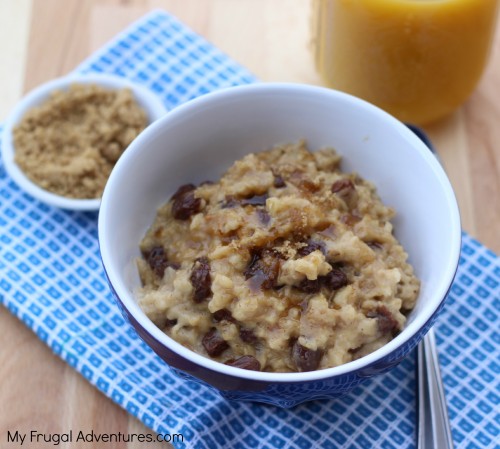 Slow Cooker Maple and Brown Sugar Oatmeal recipe