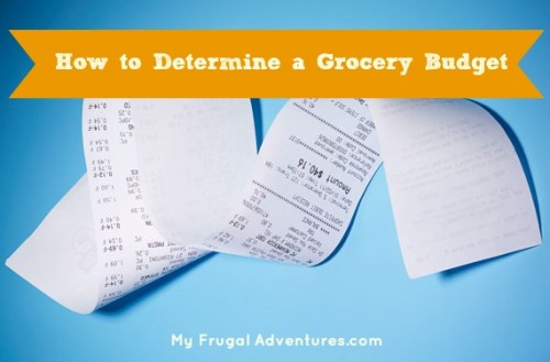 how to create a grocery budget
