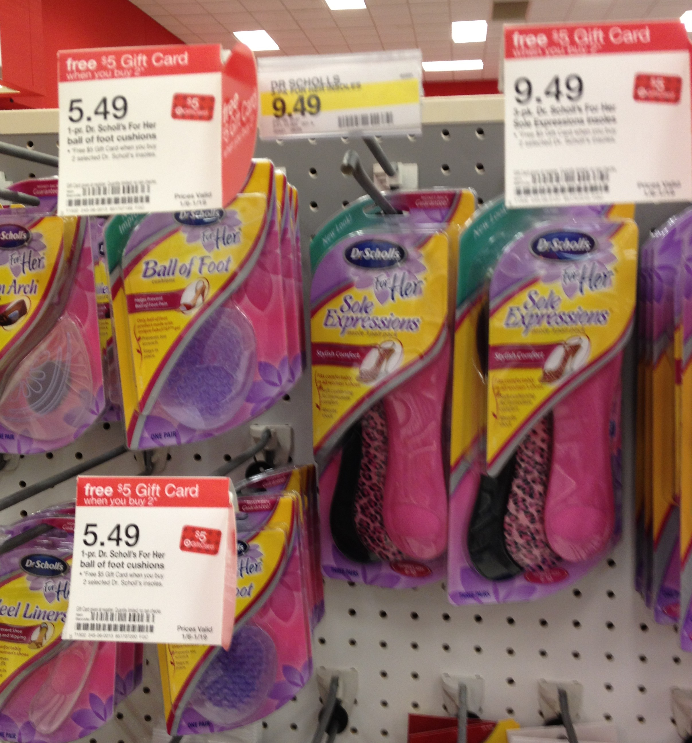 Target: Dr. Scholl's Inserts $.99 - My 