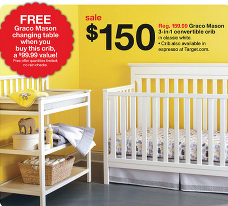 target graco crib