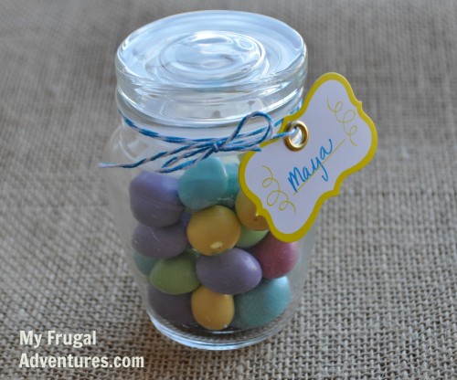 Simple Easter Gift Idea: Mason Jar candy