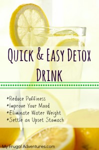 Lemon Detox Drink- try this first thing in the morning!