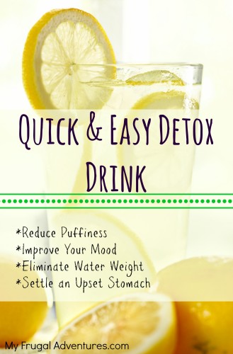 Lemon Detox Drink- try this first thing in the morning!
