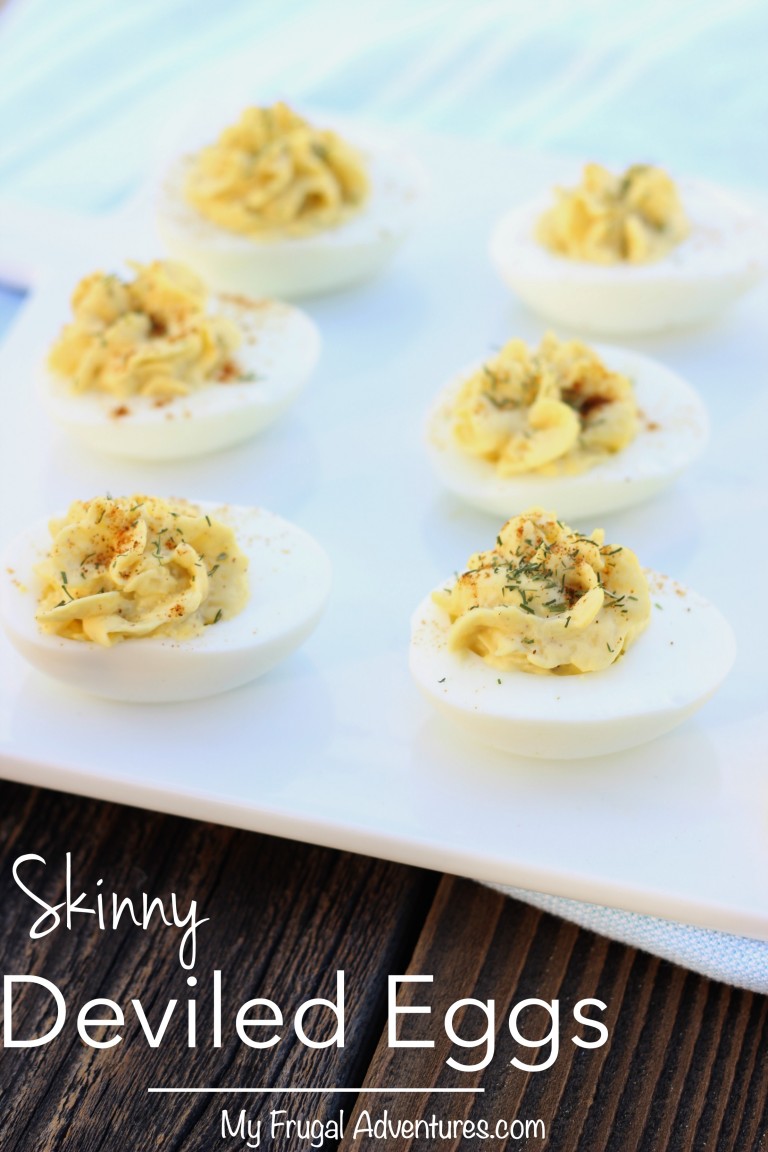 Low Fat Deviled Eggs Recipe - My Frugal Adventures