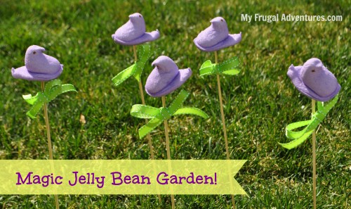 Easter Craft Idea: Magic Jelly Bean Garden