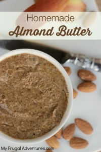 Homemade Almond Butter Recipe- so delicious and so simple to make!