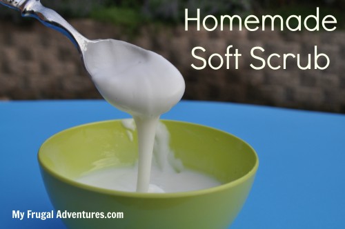 Easy Homemade Soft Scrub Cleanser