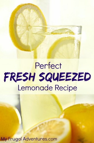 Perfect Fresh Squeezed Lemonade Recipe