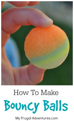 How to Make Homemade Bouncy Balls - very fun children's craft!