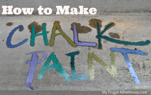 Quick and Easy Chalk Paint for Children
