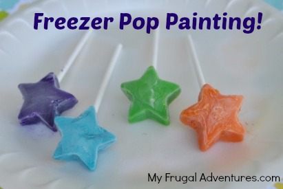 how to paint with freezer pops