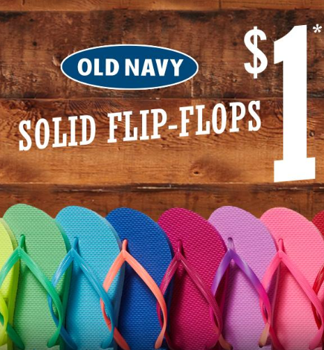Old Navy $1 Flip Flop Sale 2014 - My Frugal Adventures