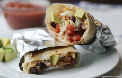 Black Bean Wrap- so fast and so delicious!