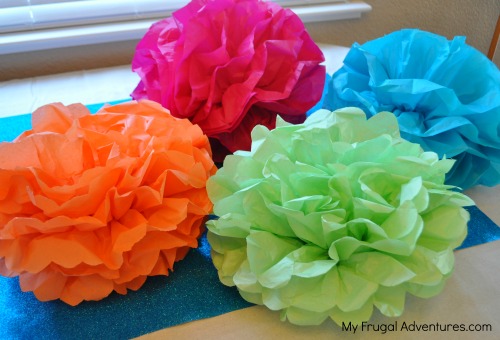 How to Make Tissue Paper Poufs