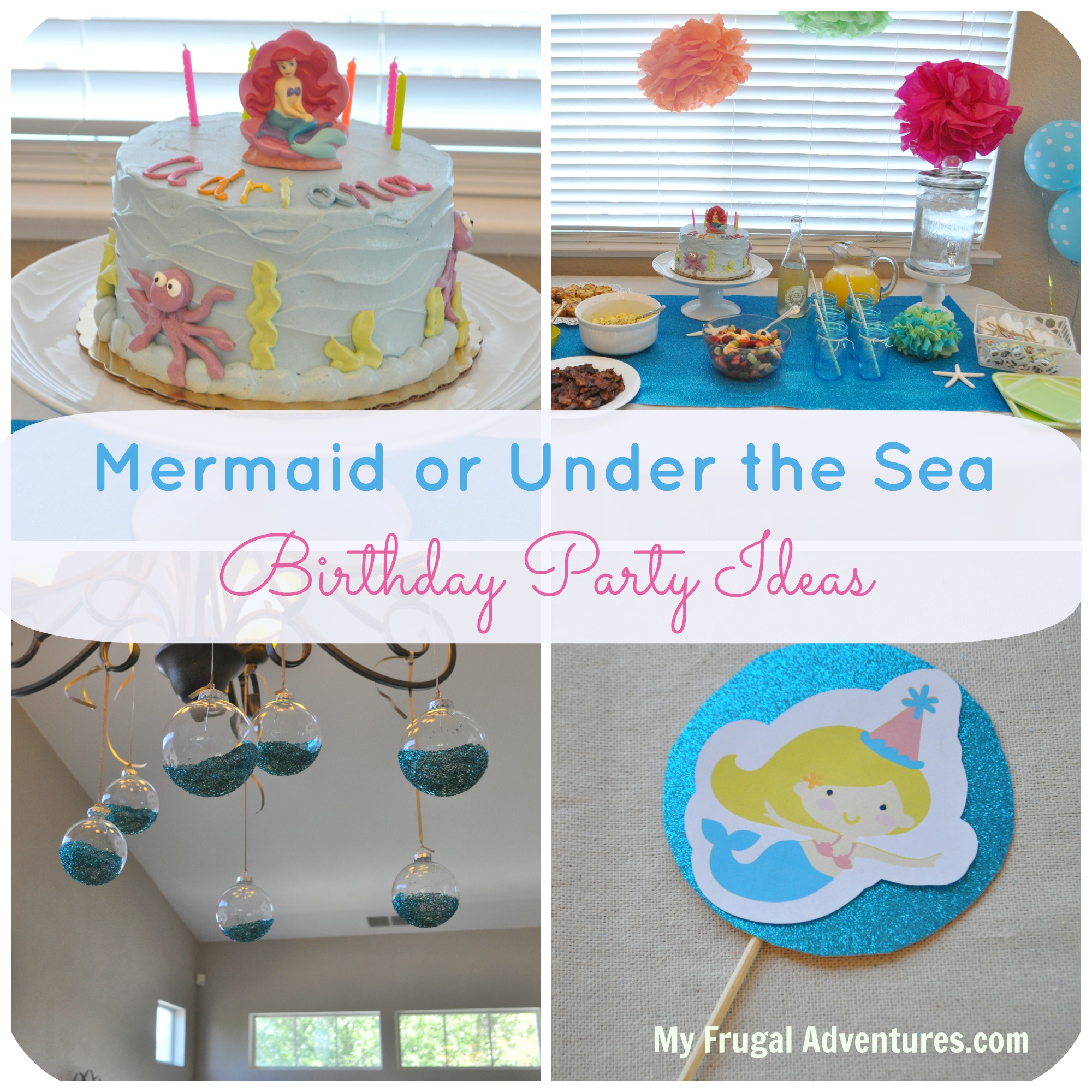 Magical mermaid under the sea birthday party - Tidy Mo