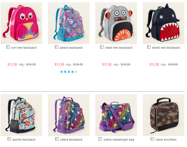 children's place backpacks