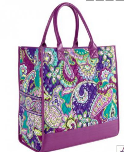 vera bradley boxy tote