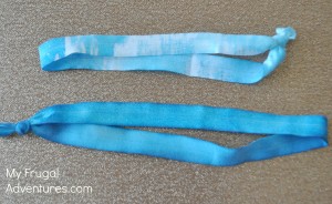 How to Make Creaseless Hair Ties {About $.40 Each!}