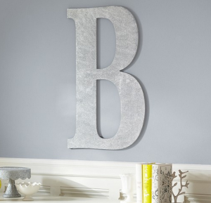 Easy DIY Glitter Letter {Pottery Barn Knock Off} - My Frugal Adventures
