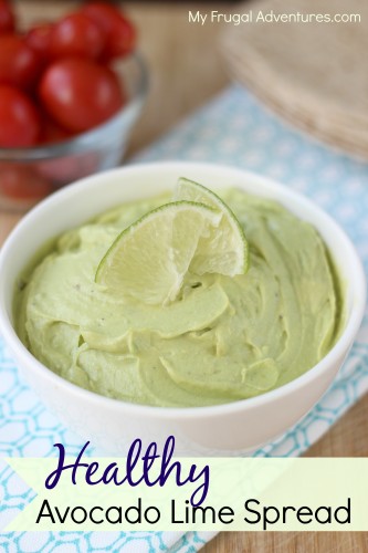 Easy Avocado Lime Spread- perfect way to jazz up tacos, grilled cheese, burgers and more!