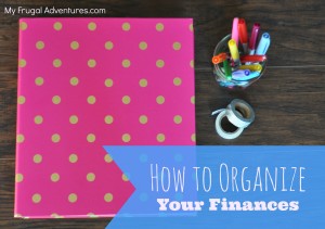 organize finances