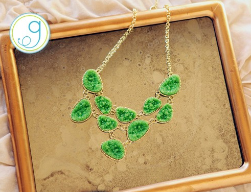 green necklace