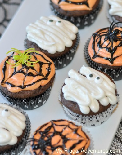 Mummy Halloween Cupcakes