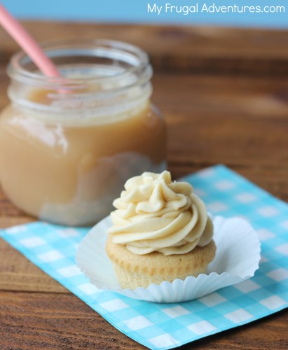 Salted Caramel Cupcakes- so creamy and delicious!