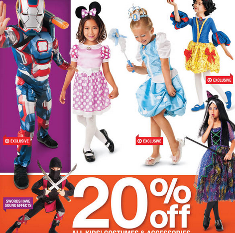 Target: Halloween Costume Coupon- extra 30% off - My Frugal Adventures