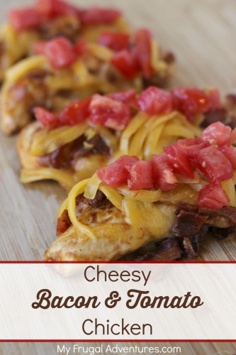 Cheesy bacon and Tomato chicken recipe- guaranteed crowd pleaser!