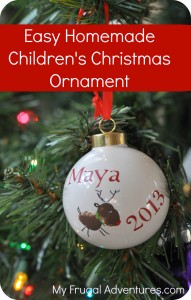 Homemade Children's Christmas Ornament