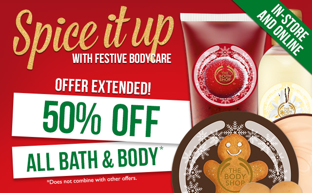 Body Shop 50 Off All Bath And Body Items My Frugal