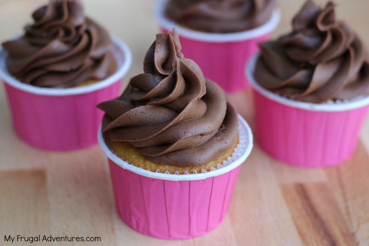 Amazing Chocolate Cupcake Frosting-- this is the best frosting I have ever had. So simple to make!