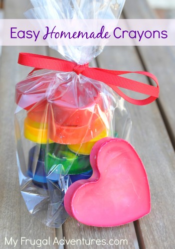 Easy Homemade Crayons- your children will love this and you won't believe how easy these are to make.