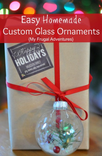 Homemade Custom Christmas Ornaments