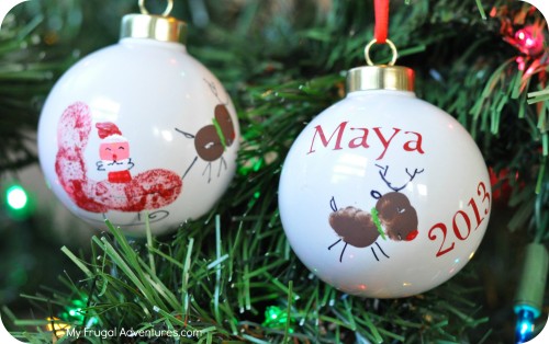 Homemade Children's Christmas Ornament