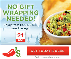 Chili's Holiday Deals {Free Kid's Meal, Appetizer and More..} - My ...