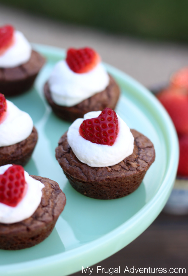 Valentine's Day Brownie Bites - My Frugal Adventures