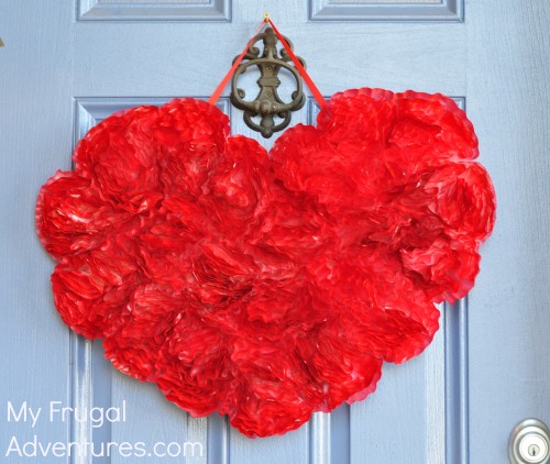Easy Homemade Valentine's Day Wreath
