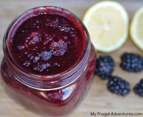 Homemade blackberry jam recipe