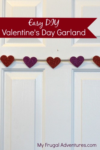 Valentine's Day Garland- Easy Valentine's Day Craft Project