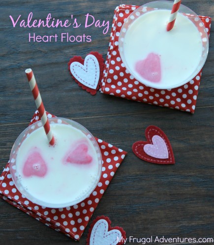 Valentine's Day Heart Floats for Kids